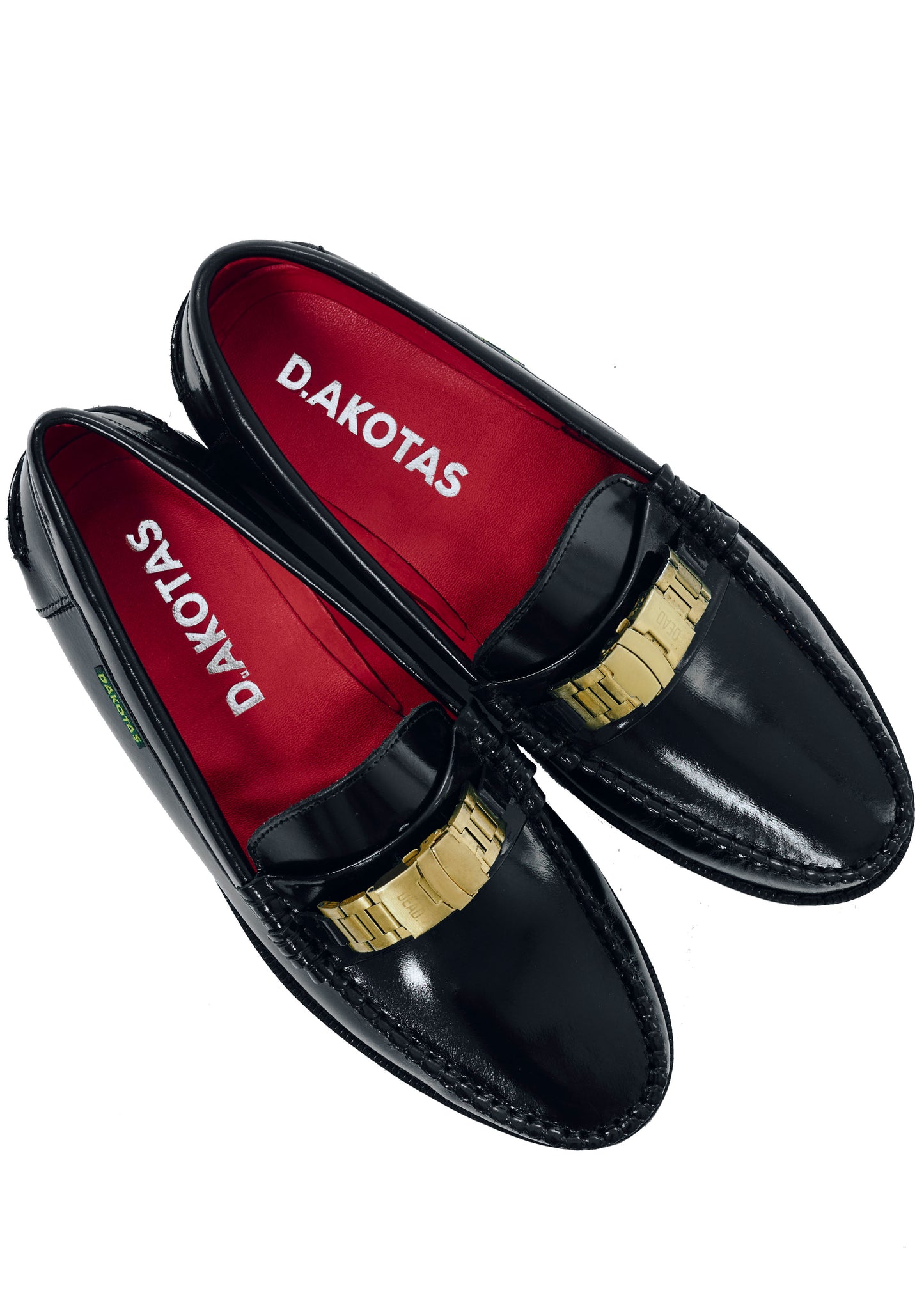 D.AKOTAS - Gold Buckle Moccasins